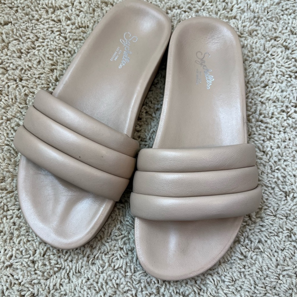 Seychelles Low Key Vacchetta Leather Sandals 8.0